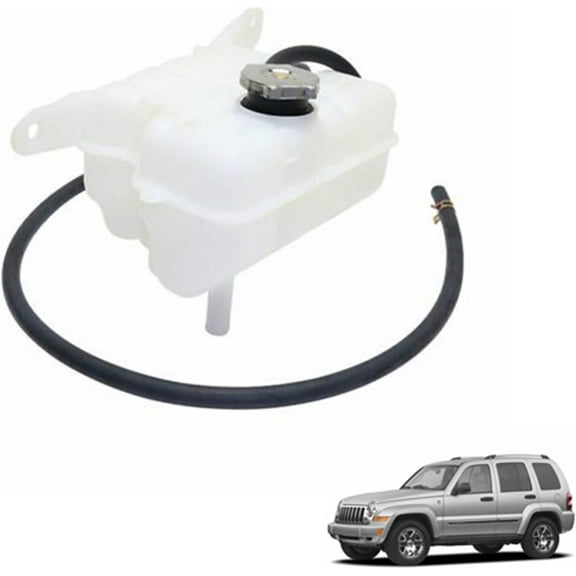 OTTULUR Radiator Coolant Overflow Tank Replacement for 2002 2003 2004 2005 2006 2007 Liberty 52079788AE