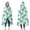 LightGreen Cartoon Dinosaurs, variant on Wearable Blanket,LightGreen Cartoon Dinosaurs Pattern Hooded Wearable Flannel Blanket for Adults & Teens,Winter Poncho Shawl Wrap Cape Cozy Anti-Pill,50"x60"