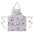 thumbnail image 2 of Dog with Medical Icons Apron-Garden Aprons for Women with Pockets-Cotton Linen Waterproof Kitchen Cooking Gardening Aprons Adjustable for Kitchen,Cooking,BBQ and Salon 33x27 Inch, 2 of 7