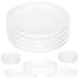 thumbnail image 3 of COOPHYA 12Pcs White Round Nursery Pot Tray for Indoor and Outdoor Gardening 24x24in, 3 of 8
