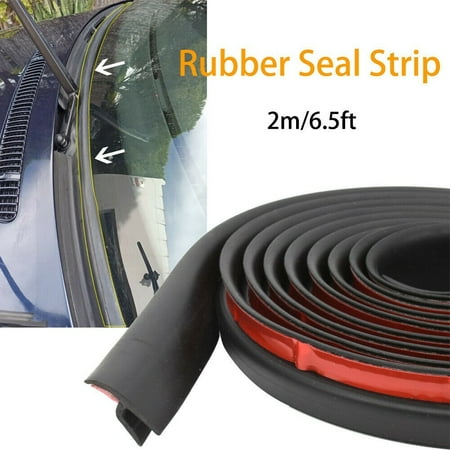 

Mduoduo 6.5ft Car Rubber Seal Strip Trim Car Front Rear Windshield Sunroof Weatherstrip