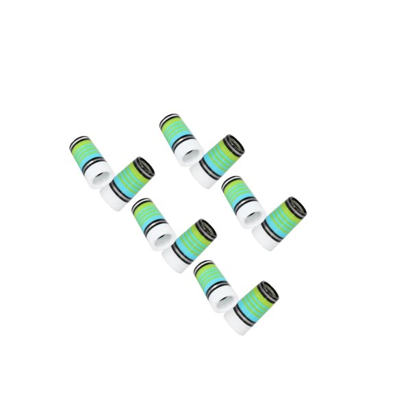 Ruiboury 10Pcs Golf Iron Ferrules Size .370 Adapter Tip for Outdoor Golf Course Style B