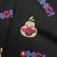 thumbnail image 1 of oneOone Cotton Poplin Black Fabric Kids Cute Duck Face Sewing Material Print Fabric By The Yard 56 Inch Wide, 1 of 4