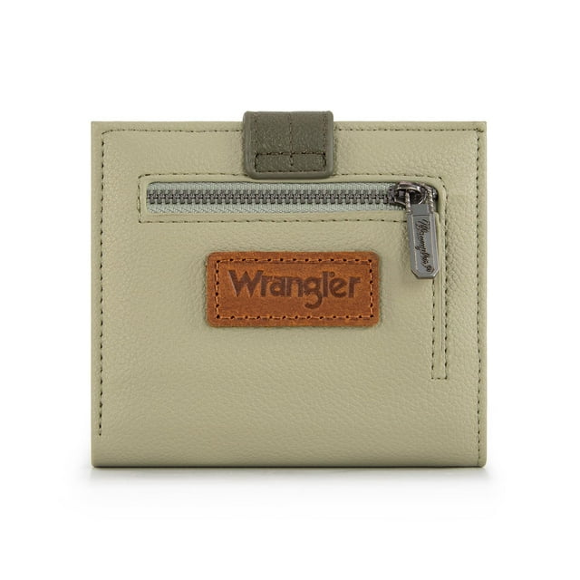 Billetera Montana West X Wrangler Femenina Slim con RFID en Cuero Vegano
