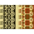 thumbnail image 1 of Ahgly Company Tapis d'Intérieur Lavables en Machine Rectangle Transitionnel Rouge Brun, 2' x 3', 1 of 7