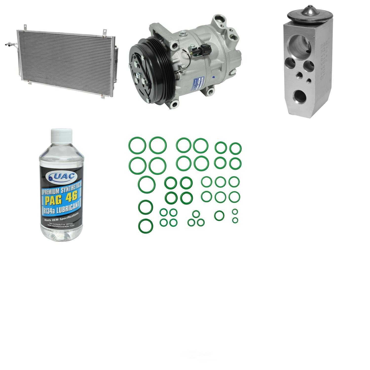 A/C Compressor and Component Kit -- Compressor-Condenser Replacement Kit Fits select: 2003-2006 NISSAN 350Z