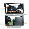 thumbnail image 4 of Estante de Caja de Chasis abierto Atx, Placa de acero Expansión de Gran Espacio de Enfriamiente Potente Diy Juez Ensamblado PC Case Abrir Marco para Matx ITX, 4 of 7