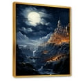 thumbnail image 2 of Designart "Starlit Bethlehem Christian Scenery I" Christianity Floater Framed Canvas Art Print, 2 of 5