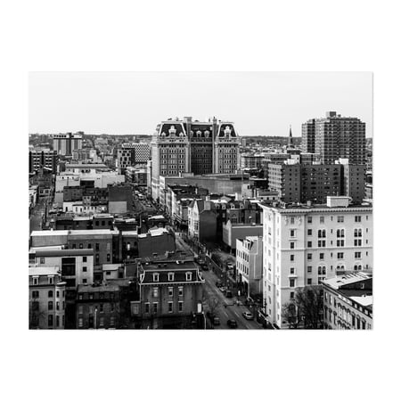 Charles Street B&W - Baltimore Maryland Photography Unframed Wall Art Print 5 x 7 inches