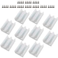 thumbnail image 1 of Raindrops 10Set Floor Guide For Shower Door Sliding White Plastic, 1 of 8