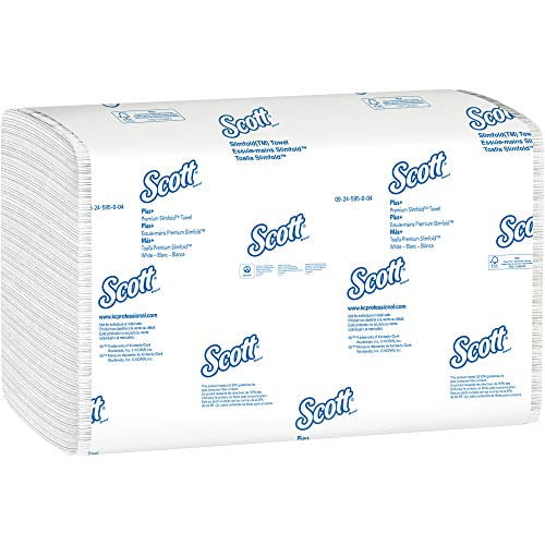 Scott Control Hand Towels Slimfold 04442 with Fast-Drying Absorbency Pockets, 