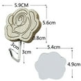 thumbnail image 2 of Retro Decorative Wall Mount hanger Hook Stick Coat Hooks - Wood, Rose, 2 of 8