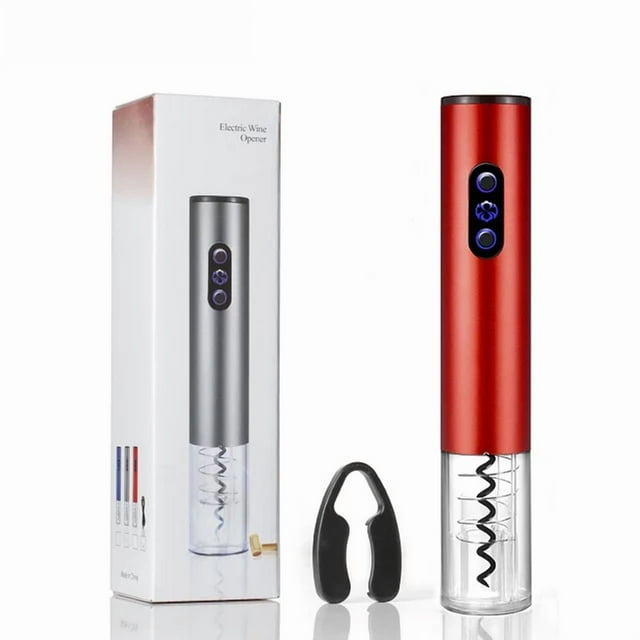 Electric Wine Bottle Opener Set LED Automatic Cork Screw Professional Wine Opener with Foil Cutter ,Easy to Operate