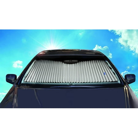 Oldsmobile Cutlass 2 Door Custom Fit Retractable Winshield Sunshade for 88-95 OLDSMOBILE CUTLASS - 23 Inch 2 Door Coupe & Convertible ()