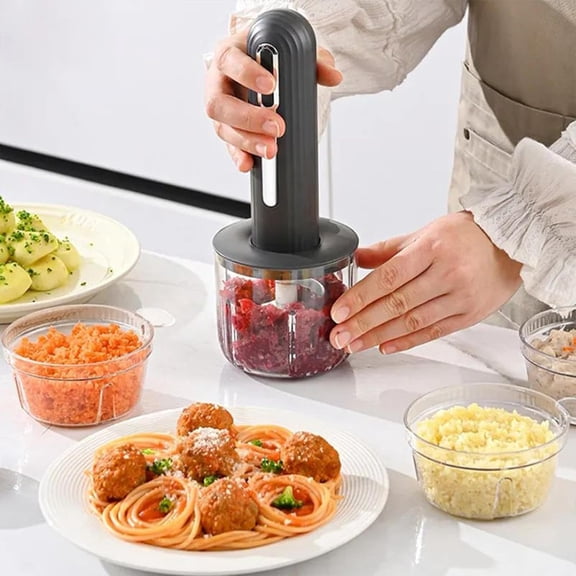 Electric Food Processor Compact Multi-Function Meat Grinder