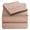 Taupe, variant on KriKac Italian Prestige Collection Striped Bed Sheet Set – 1800 Luxury Soft Microfiber Deep Pocket 4-Piece Bedding Set - Wrinkle, Stain, Fade Resistant - Beige