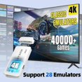 thumbnail image 2 of Wireless retro game console with 40,000 built-in classic games, 4K HDMI TV output, 2.4G wireless controller, 64G nostalgic game stick, 2 of 4