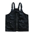 thumbnail image 2 of Tablier de Barbecue Durable Gilet de Camping Extérieur pour Randonnée Jardin Pêche A Noir, 2 of 8