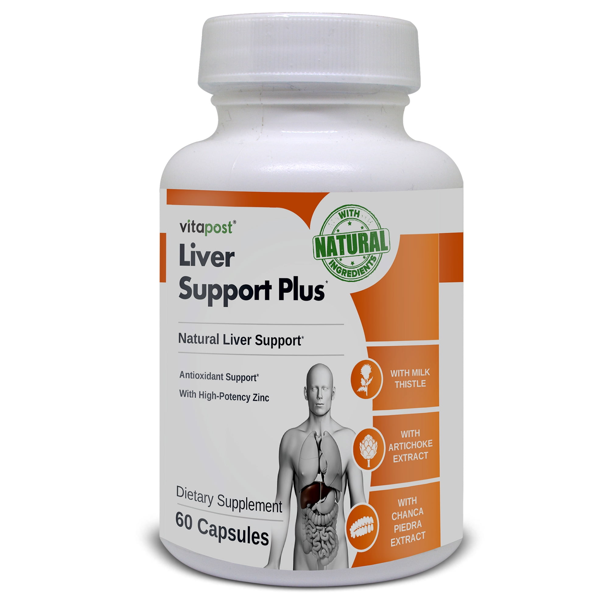Liver Support Plus with Antioxidant Support. Dietary Supplement, 60