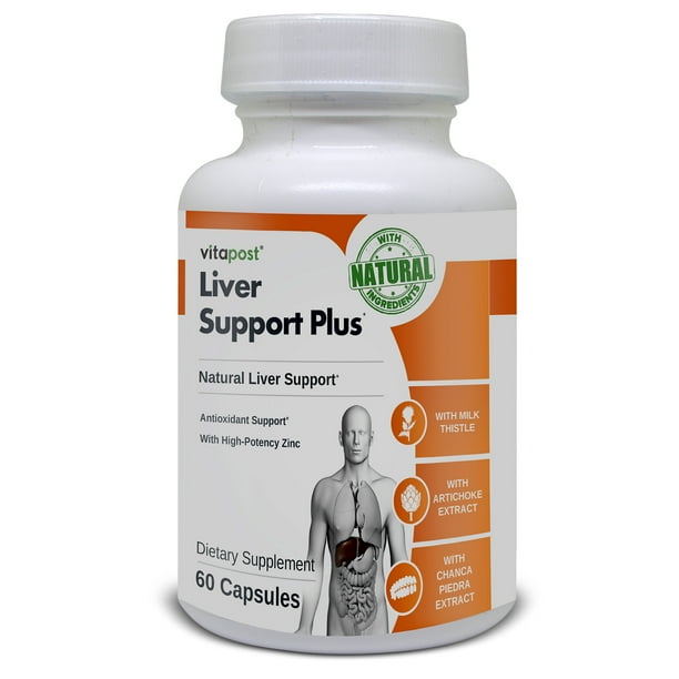 Liver Support Plus with Antioxidant Support. Dietary Supplement, 60 ...