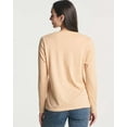 thumbnail image 4 of Real Essentials 4 Pack: Women's Cotton Classic-Fit Long-Sleeve Crewneck T-Shirt (Available in Plus Size), 4 of 7