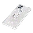thumbnail image 4 of Funda para Motorola Moto G Stylus 2021 5G con Brillo Líquido Flotante, Purpurina, Parachoques y Anillo Giratorio Soporte, 4 of 5
