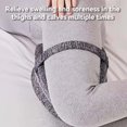 thumbnail image 4 of Pillow Alignments Rodilla Alineación Cadera para Personas Que Duermen Lado (gris), 4 of 9