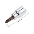 thumbnail image 2 of Socket de broca Phillips métrico estándar Uxcell de 3/8" de conducción x #2, acero S2 y Cr-V, 2 of 5