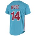 thumbnail image 3 of Men's Mitchell & Ness Pete Rose Light Blue Philadelphia Phillies Cooperstown Collection Authentic Jersey, 3 of 3