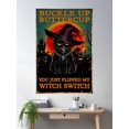 thumbnail image 2 of You Just Flipped My Witch Switch Black Cat Lover Poster Wall Art, Modern Wall Decor For Living Room Bedroom, 12x18 UNFRAMED, 2 of 3