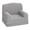 grey, variant on Kids Sofa Chair, Sherpa Convertible Toddler Couch with Washable Cover, Crown Design Comfy Children's Reading Chair, Fold Out Sofa Bed for Playroom, Nursery, Girls & Boys