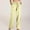 Yellow, variant on Karight Women's Casual Trousers Solid Drawstring Waist Long Pants With Pocket