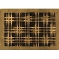 thumbnail image 1 of Ahgly Company Indoor Rectangle Abstract Brown Contemporary Area Rugs, 3' x 5', 1 of 4