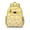 Yellow-55, variant on Mystical Goth Students Backpack with Witchy Astrology Sun, Moon, and Golden Star Print, Gothic Celestial Spiritual Design, Adjustable Straps and Large Capacity
