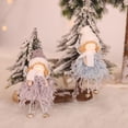 thumbnail image 3 of Moyic Decoraciones navideñas de muñecos de ángeles, decoración colgante de vacaciones, diseño de escena Adorable, colgante de árbol de Navidad Kits de decoración para fiestas Gris Moyic HA069659-04, 3 of 6