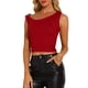 thumbnail image 1 of TOP CROP SIN HOMBROS DE LENTEJUELAS PARA MUJER INSPIRE CHIC Y2K TAMA?O XS ROJO, 1 of 1