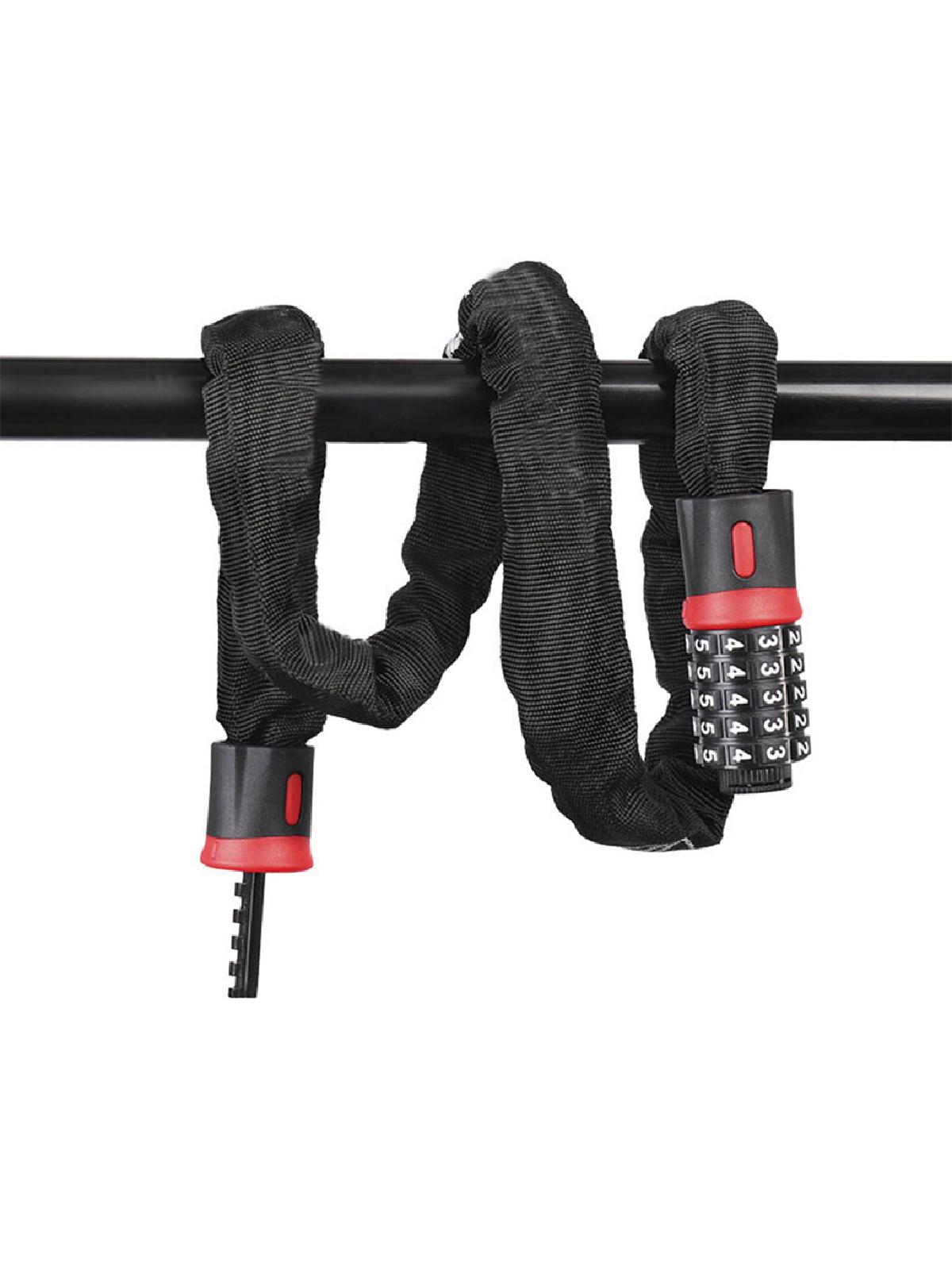 Bike Lock Anti-theft 5 Digit Password Bicycle Locks for Scooter Motorcycle Portable MTB Road Bike Cable Lock