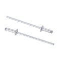 thumbnail image 1 of Unique Bargains 2.4mm Diameter 6mm Grip Length Silver Tone Aluminum Blind Rivets 60 Pack, 1 of 4