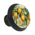 thumbnail image 2 of 12 Pieces Vintage Seamless Watercolor Lemon Pattern Glass Knobs for Dresser Drawers, 1.37 x 1.10 IN Round Kitchen Cabinet Pulls For Home Office Nursery Kids Room, 2 of 6