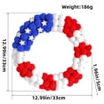 thumbnail image 3 of Fwttom 4Th of July Decorations, Independence Day Wreath Patriotic Wreath Front Door Wreath Door Hanging Independence Day Decorations Flag Wreath, 3 of 5