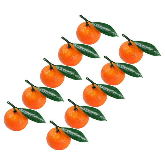 10 Pcs Fake Lemons Orange Props Fruits Store Display