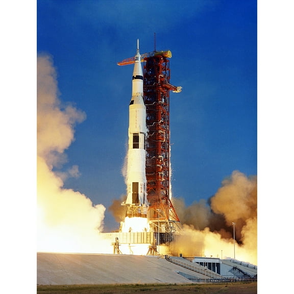 Space NASA Apollo 11 Rocket Launch Lift Off Photo Extra Large XL Wall Art Poster Print