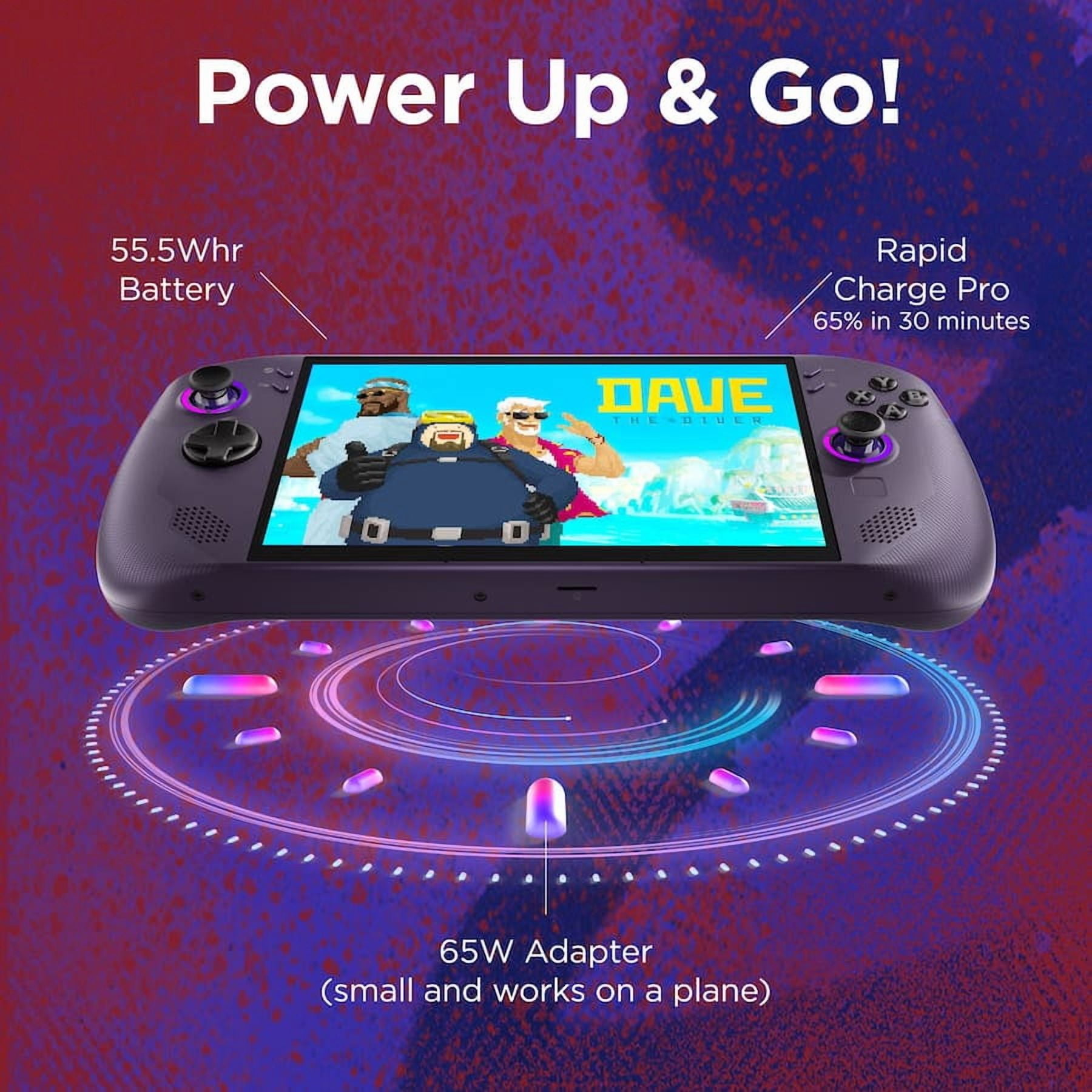 Lenovo Legion Go S Gaming Handheld Consoles, Windows 11 Home, 120Hz 8 inch IPS LCD Touch Screen, AMD Ryzen Z2 Go, 16GB RAM LPDDR5X 1TB SSD, with 5AVE 3-in-1 Kit