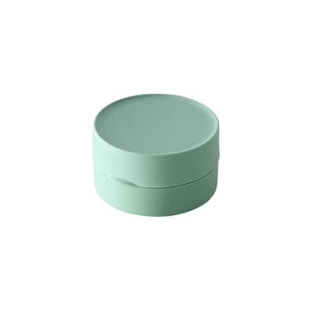Envase portátil de jabón para viajes - Caja de almacenamiento de silicona impermeable con tapa segura para artículos de aseo, joyería y esenciales