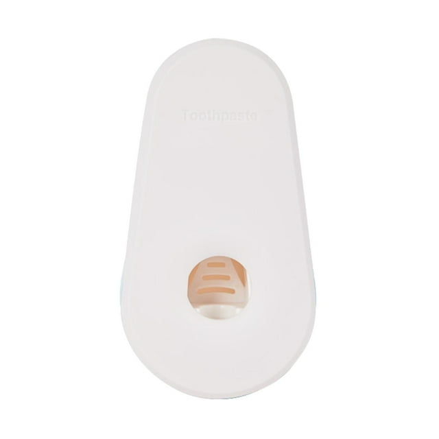 Dispensador de pasta de dientes y exprimidor para baño familiar. Kit de accesorios. blanco