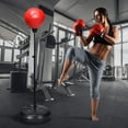thumbnail image 3 of Costway Sac de Boxe et de Frappe avec Support à Hauteur Réglable Gants de Boxe, 3 of 10