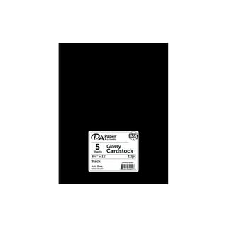 Paper Accents Glitter Cardstock 8.5x 11 85lb 15pc Sky Blue