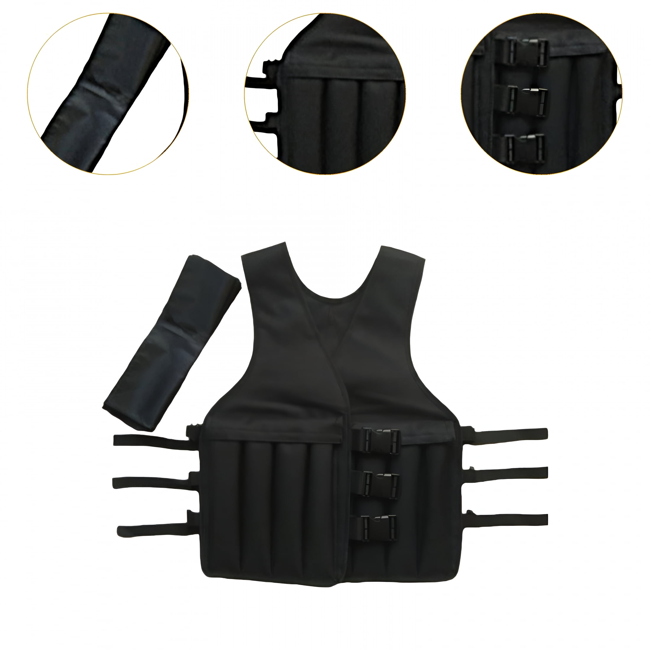 TELOLY 2026 New Weighted Vest Heavy Duty Empty Oxford Cloth Running Vest Workout for Running, Strength Training, Calisthenics, Sports