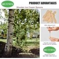 thumbnail image 2 of YANPROG Mini Wooden Spoons Small Tasting Spoons 3" Ice Cream Spoon 400Pcs, Natural Birch Biodegradable Compostable Wooden Cutlery for Parties, weddings, 2 of 7