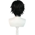 thumbnail image 3 of Peluca para cosplay Jujutsus Kaisens Fushiguro Toji, pelo sintético, 3 of 3